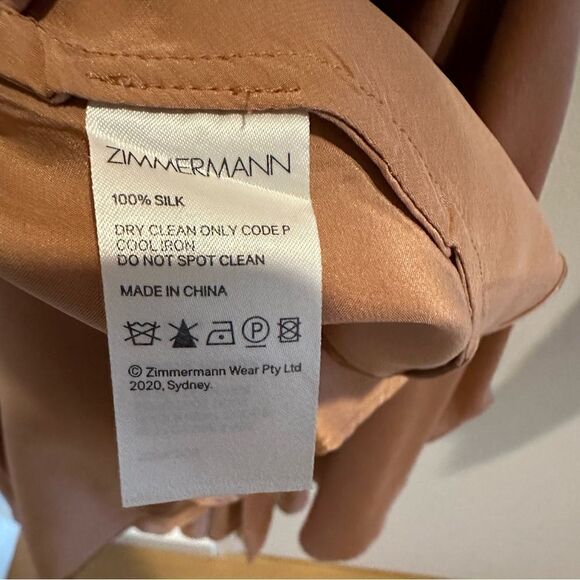 New Zimmermann wrap silk dress retail:$795+ #2 - Picture 6 of 7